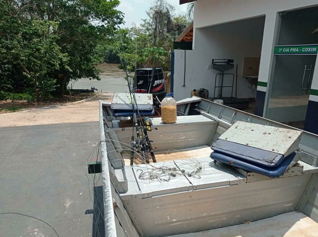 Imagem de compartilhamento para o artigo Durante Operação Finados, a Polícia Militar Ambiental prende homem por praticar pesca ilegal em Coxim da MS Todo dia